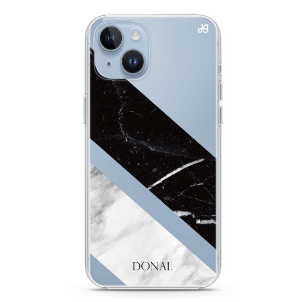 B & W Marble iPhone 14 Plus Ultra Clear Case Online Hot Sale