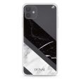 B & W Marble iPhone 12 mini Ultra Clear Case Fashion