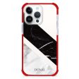 B & W Marble iPhone 12 Pro Max Ultra Shockproof Case Cheap