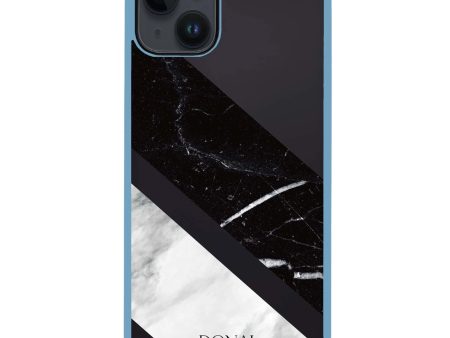 B & W Marble iPhone 14 Plus Impact Guard Bumper Case Discount