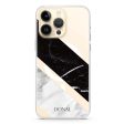 B & W Marble iPhone 12 Pro Max MagSafe Compatible Ultra Clear Case Online now