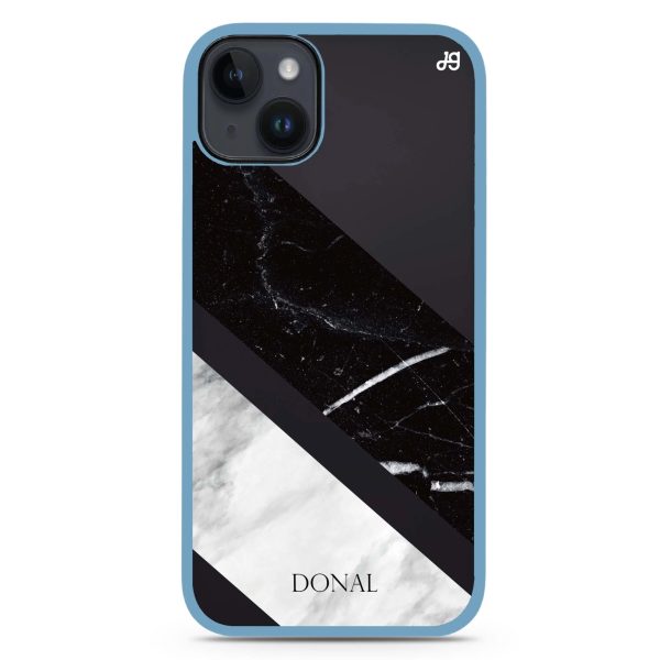 B & W Marble iPhone 14 Impact Guard Bumper Case Supply