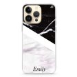 Black & White Marble iPhone 13 Pro Max Ultra Clear Case For Cheap