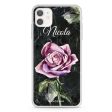 Black Marble Rose iPhone 12 Ultra Clear Case For Cheap