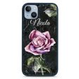 Black Marble Rose iPhone 14 Impact Guard Bumper Case For Cheap