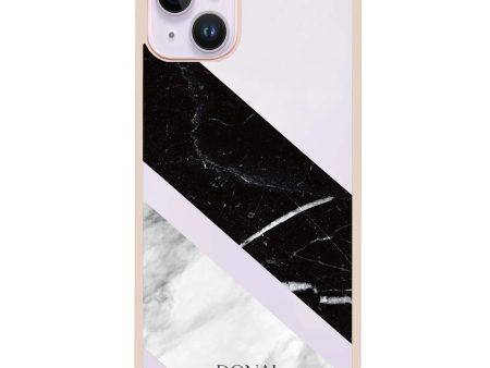 B & W Marble iPhone 14 Impact Guard Bumper Case Supply