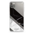 B & W Marble iPhone 12 Pro Ultra Clear Case Cheap