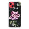 Black Marble Rose iPhone 14 MagSafe Compatible Ultra Clear Case For Discount