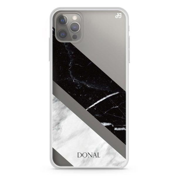 B & W Marble iPhone 12 Pro Max Ultra Clear Case Online Hot Sale