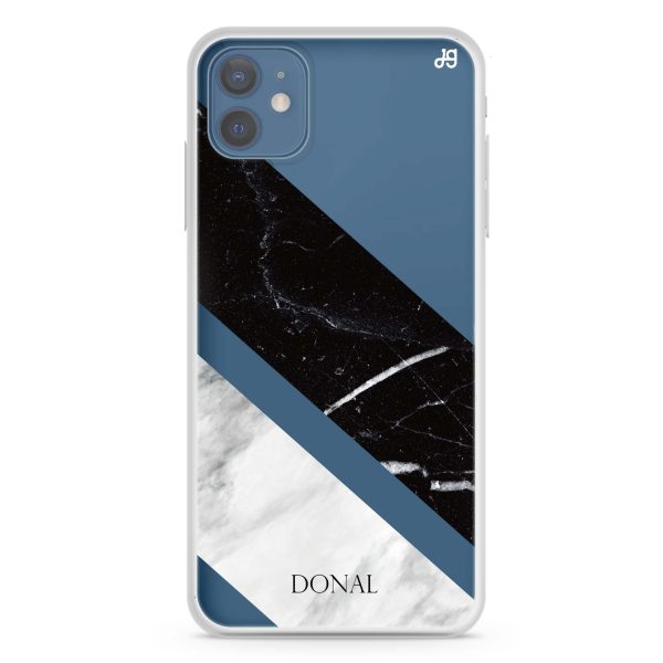 B & W Marble iPhone 12 mini Ultra Clear Case Fashion