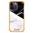 Black & White Marble iPhone 13 Pro Ultra Shockproof Case Cheap