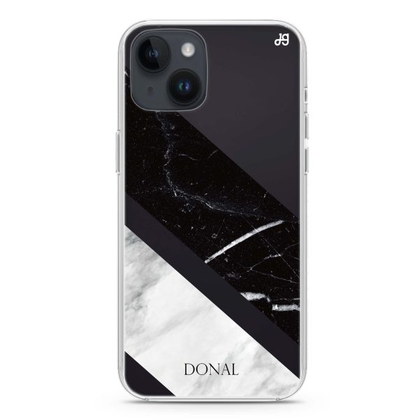 B & W Marble iPhone 14 Plus Ultra Clear Case Online Hot Sale